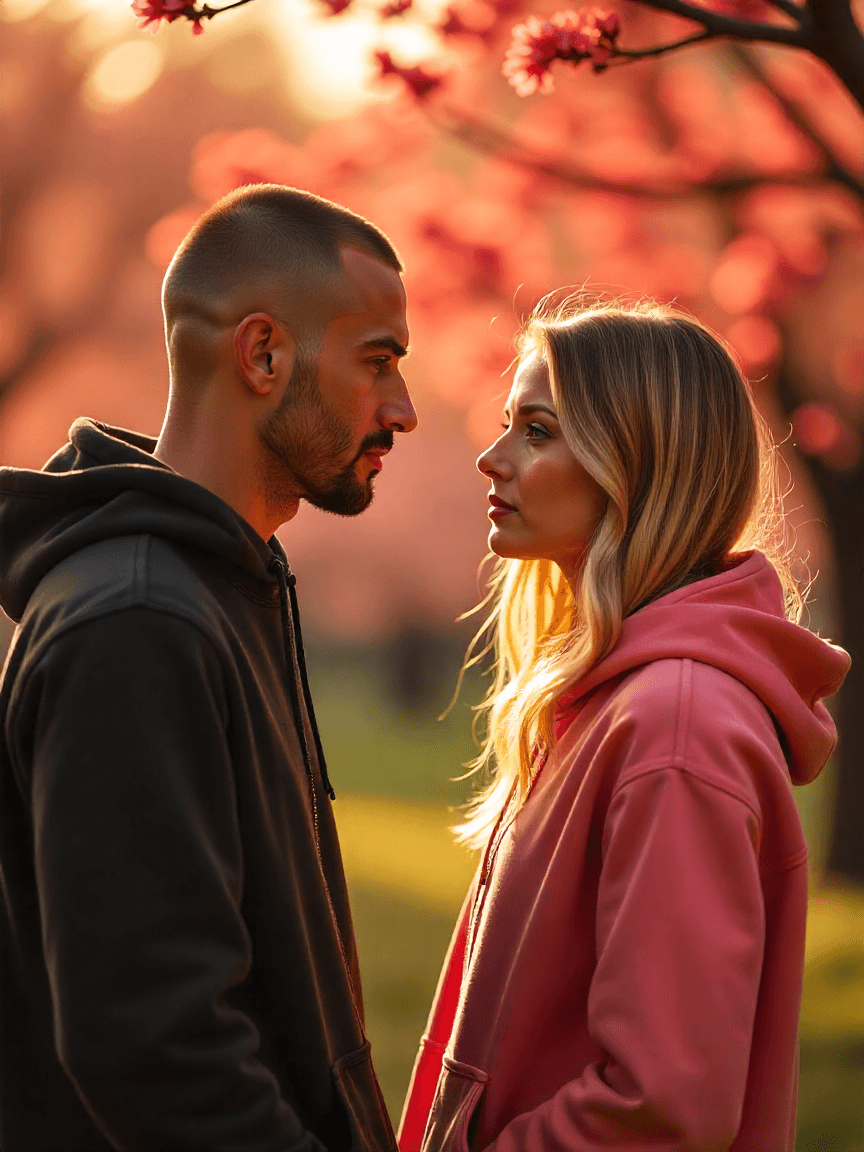 Woman in black sportswear