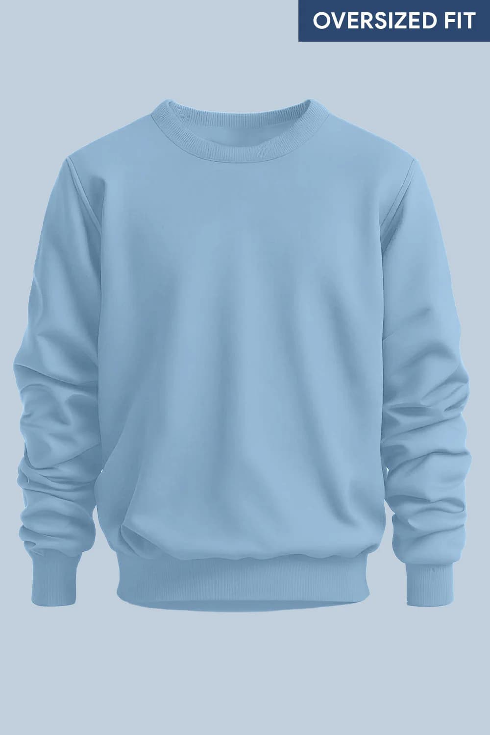 Slim Powder Blue Sweat-Shirt